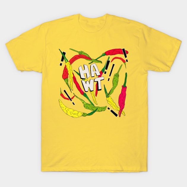 Hawt Stuff T-Shirt by minniemorrisart